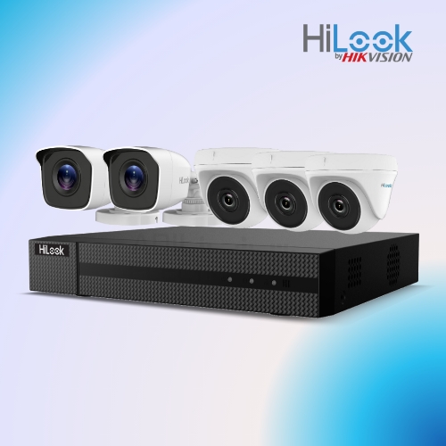 Paket cctv 5 kamera Hilook 2mp