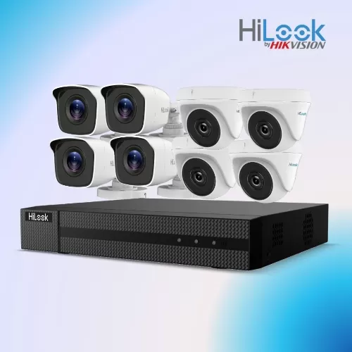 Jual Paket cctv 8 kamera hilook 2mp lengkap dengan pemasangan Harga Murah