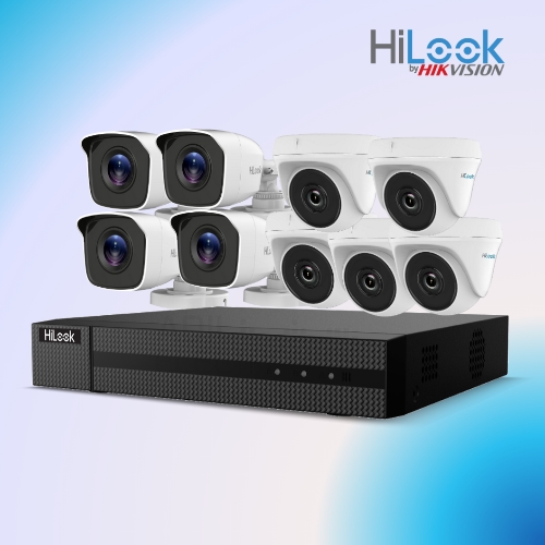 Paket cctv 9 kamera hilook 2mp lengkap dengan pemasangan