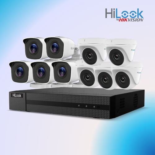 Paket cctv 10 kamera hilook 2mp lengkap