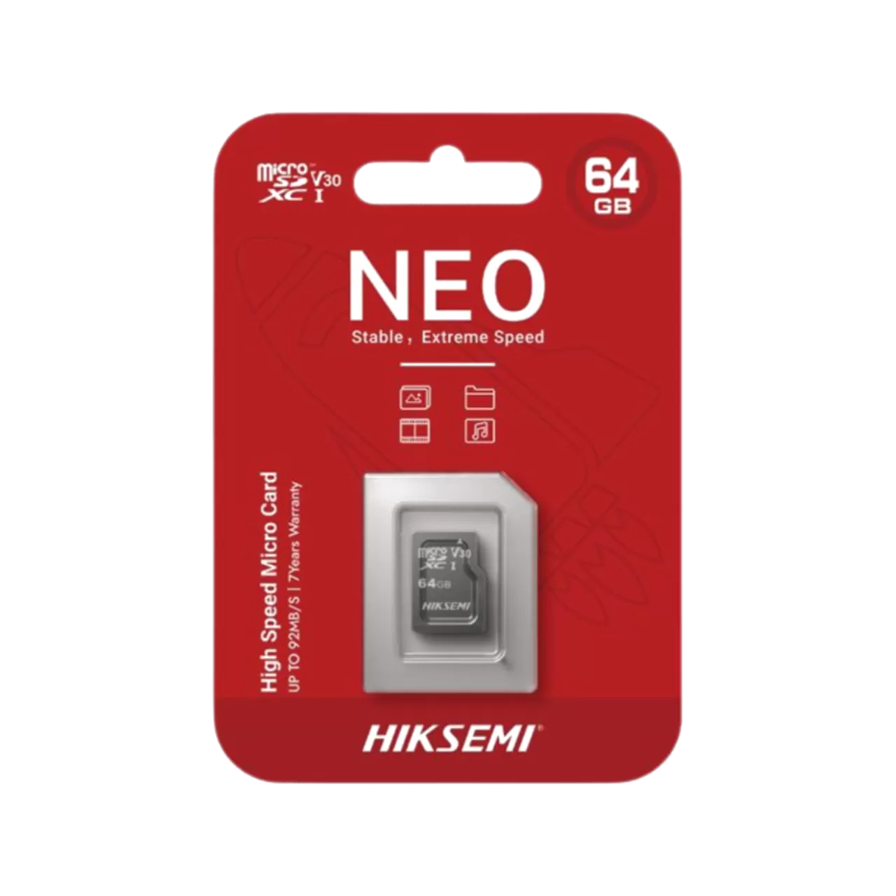 MicroSD Memory Card Hiksemi 64Gb - 64 gb