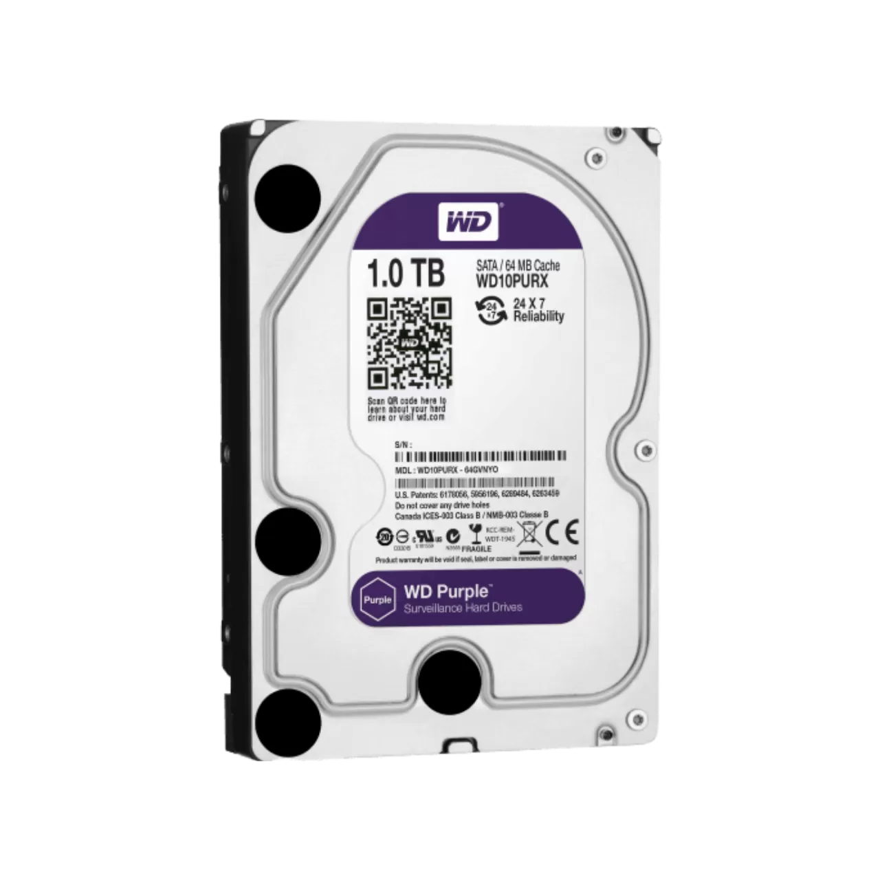 Haddisk cctv 1000gb/1tb wd purple